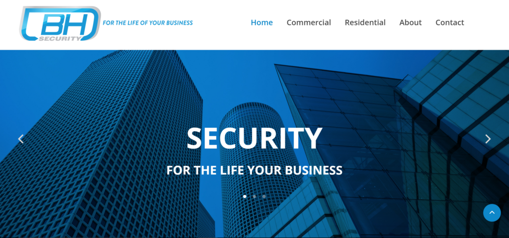 BH Security Website